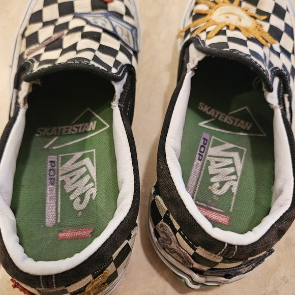 Vans skatistan slip on checkered skateboard sneakers MEN size US 5.5 - Picture 10 of 10